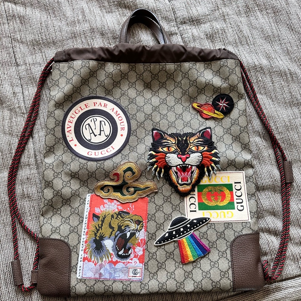 Gucci Drawstring Backpack (Limited Edition) - image 1